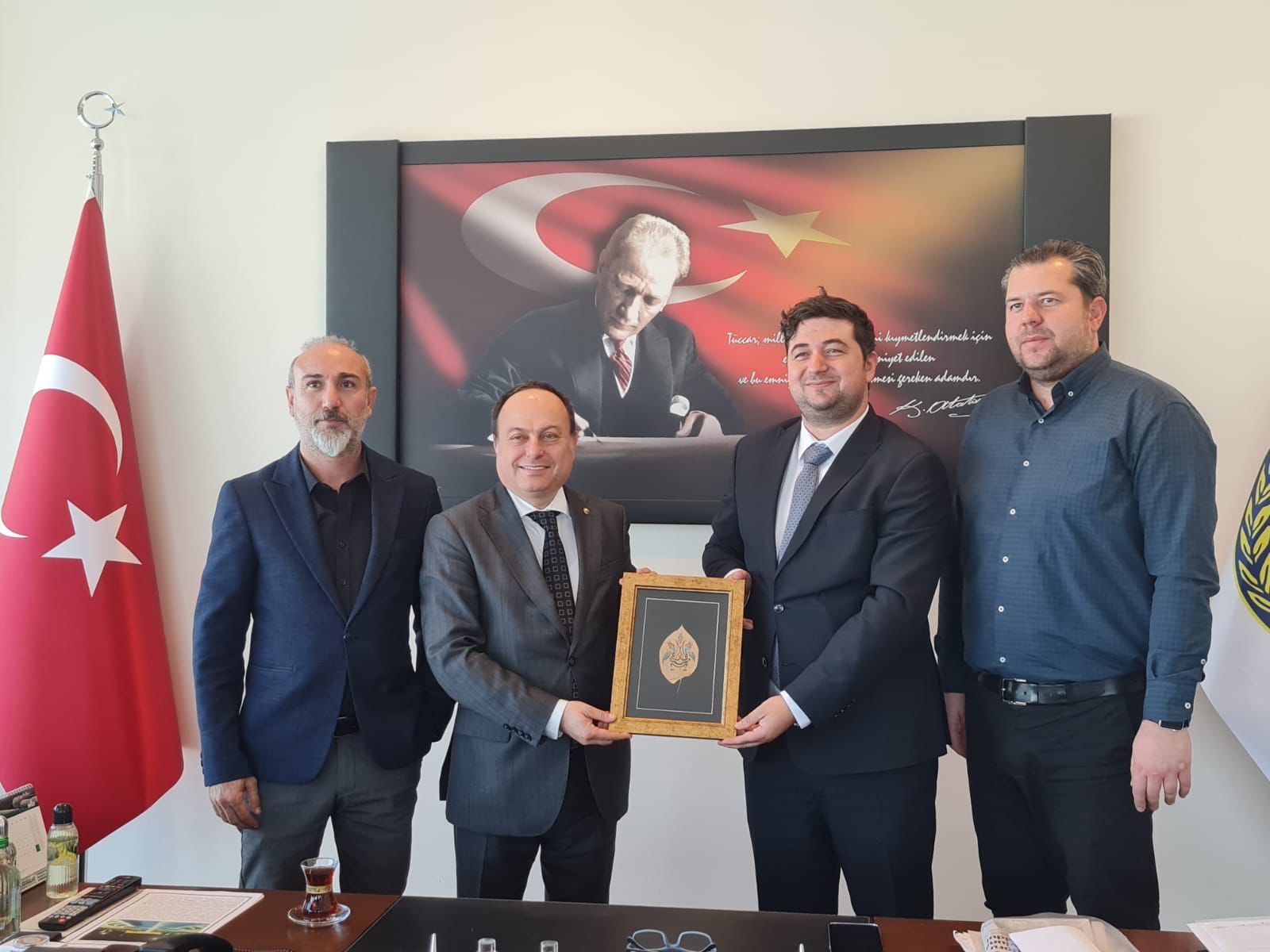 Visit to Afyonkarahisar Chamber of Commerce and Industry President Hüsnü Serteser